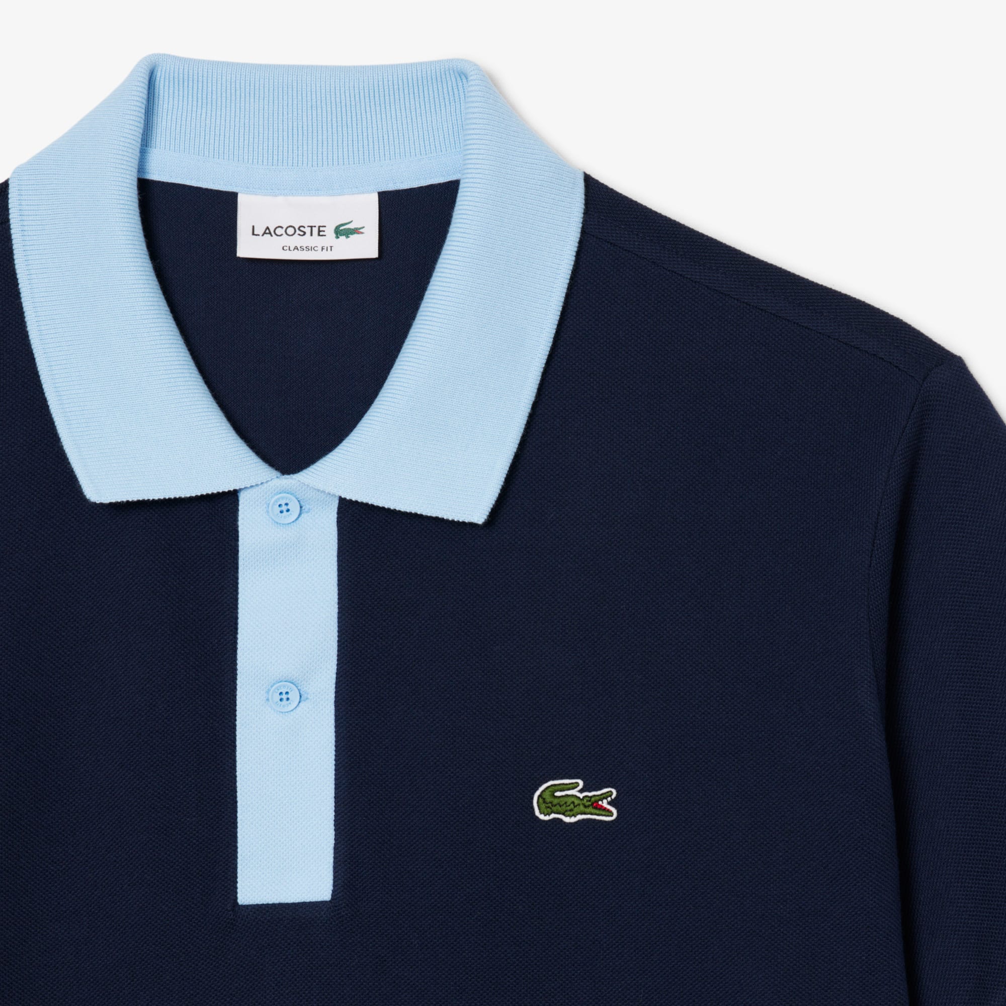 Men's Classic Fit Contrast Collar L.12.12 Polo - Polo Shirts - New