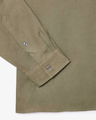 Men's Regular Fit Linen Shirt
