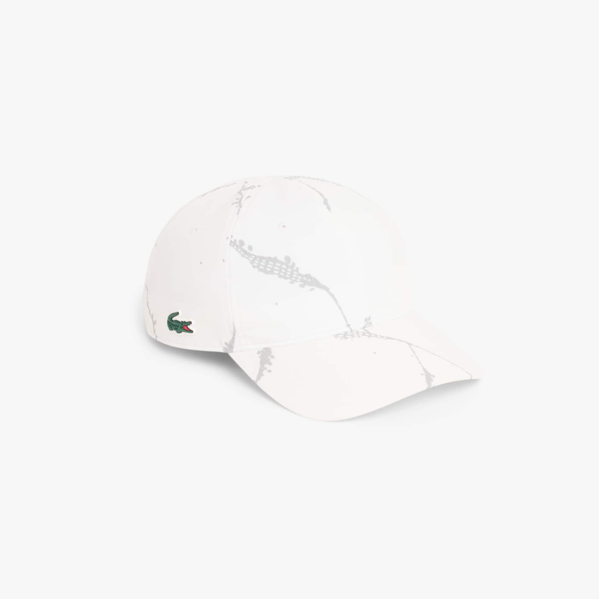 Lacoste Gorra de Tenis con Estampado Reflectante Blanco