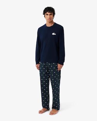 Men's Cotton Plaid Pajama Set
