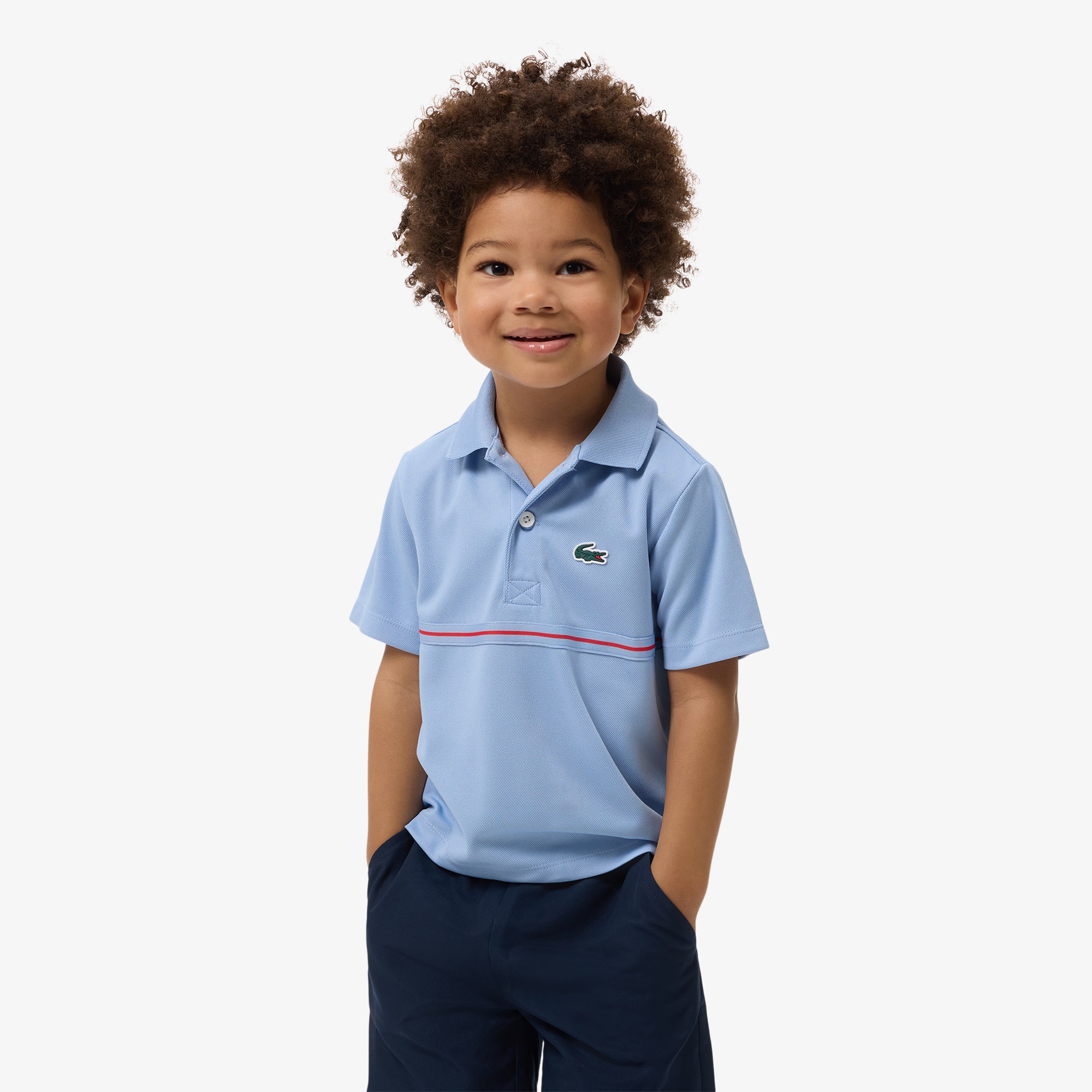 Ultra Dry Branded Stripe Piqué Polo