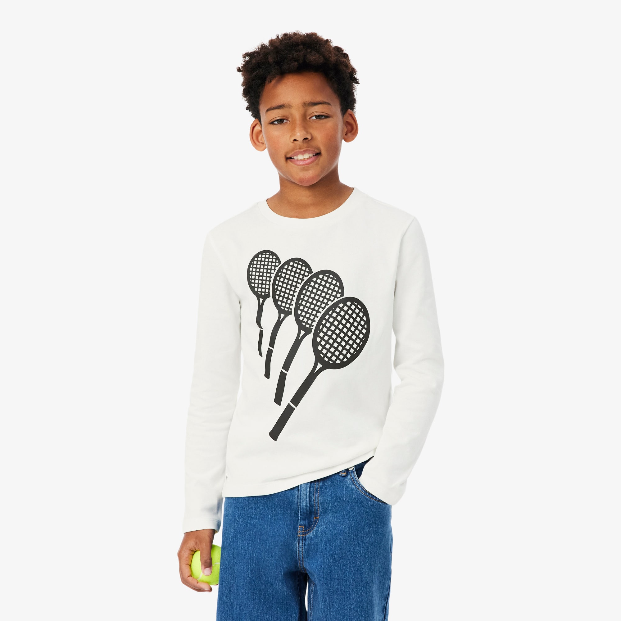 Lacoste Long Sleeved Cotton T-shirt