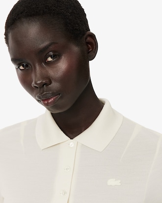 Runway Slim Fit Silk Mini-Piqu&eacute; Polo Shirt