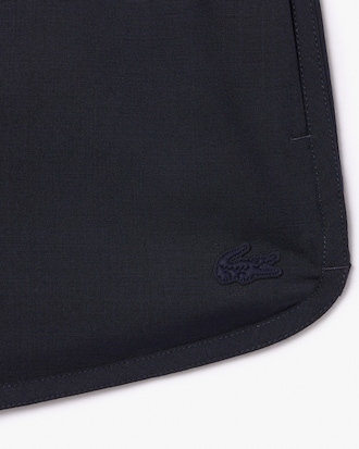 Shorts ajustables de sarga de lana resistente