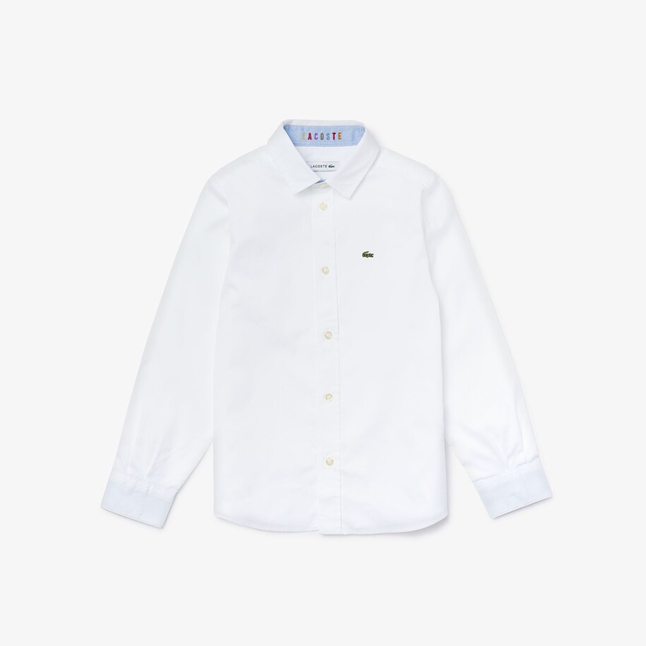 Boys Button Down Oxford Shirt Lacoste