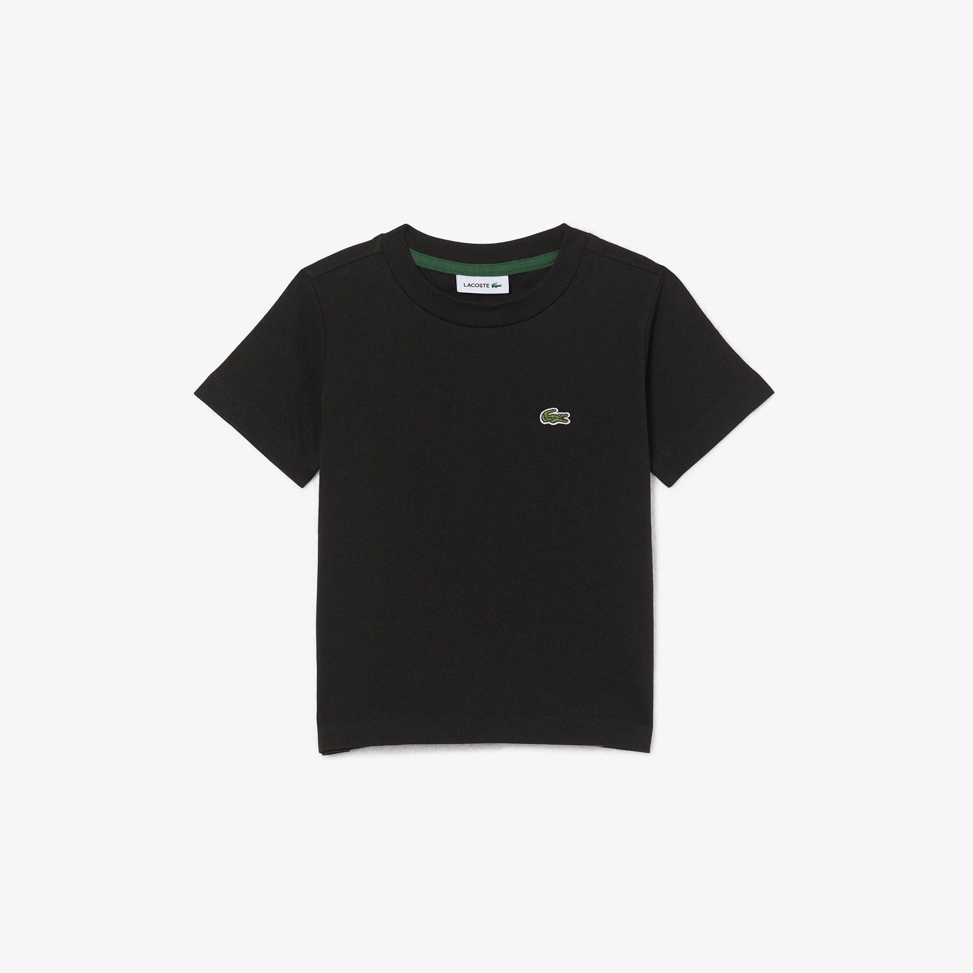 Lacoste Kids' Cotton T-shirt - 7 Years In Black