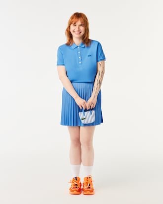 Women's L.12.D Slim Fit Stretch Mini Piqué Polo