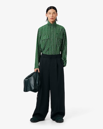 Runway Wide Fit Tailored Wool Pants