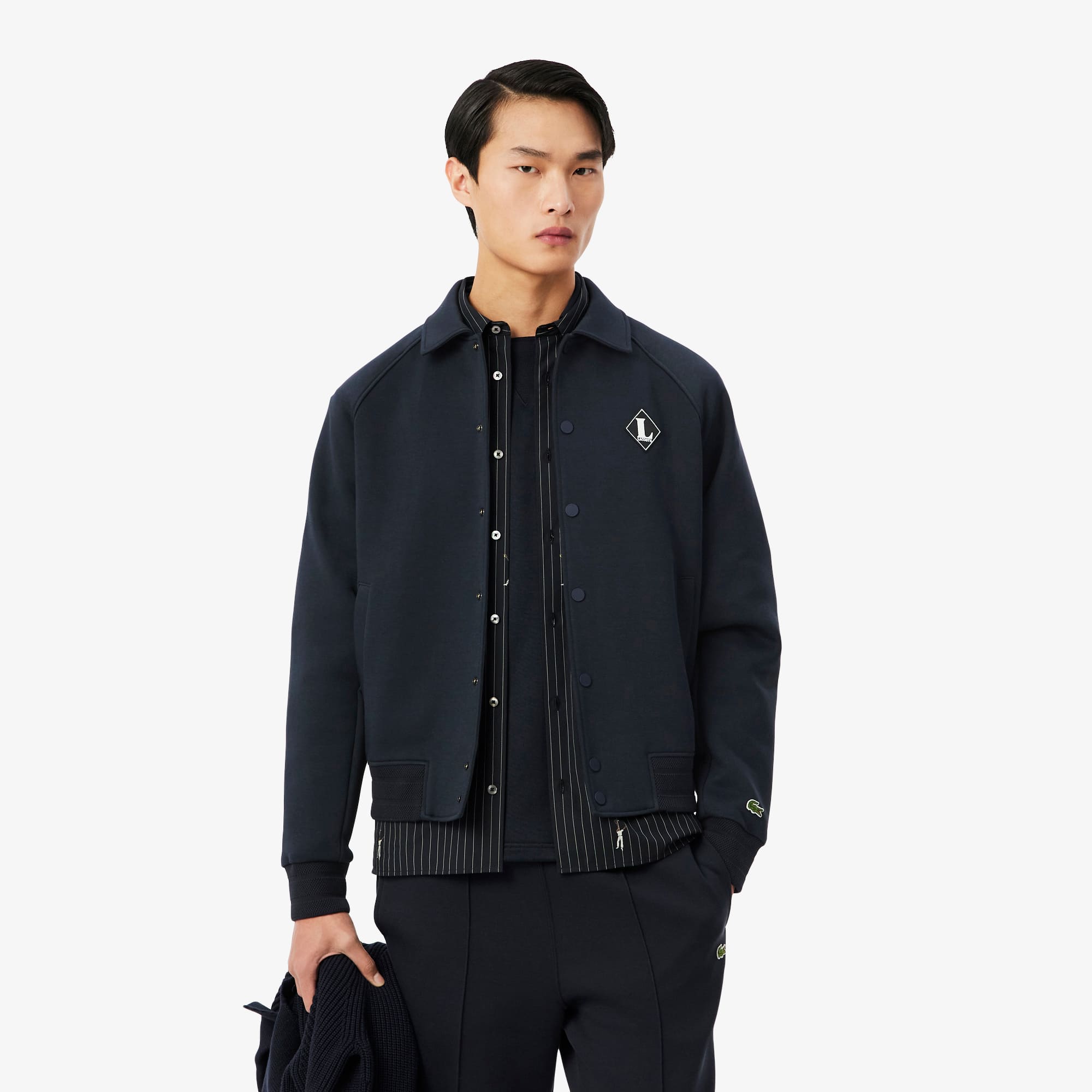 新品タグ付❤︎25SS PRIDE コットン リネン 切替 ブルゾン ジャケット シンゾーン THE SHINZONE バイカラー トラックジャケット レディース