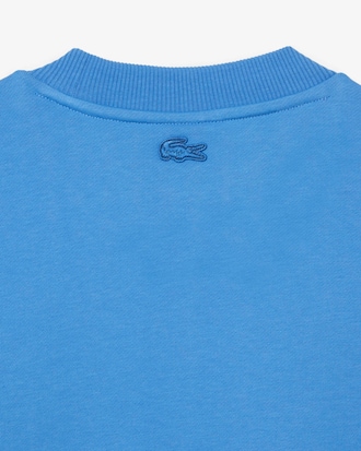 Sweatshirt imprimé homme Lacoste x Netflix en molleton de coton biologique