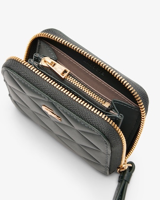 Petit porte-monnaie Crocodelle en cuir