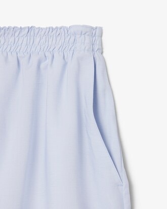 Oversized Linen Blend Shorts