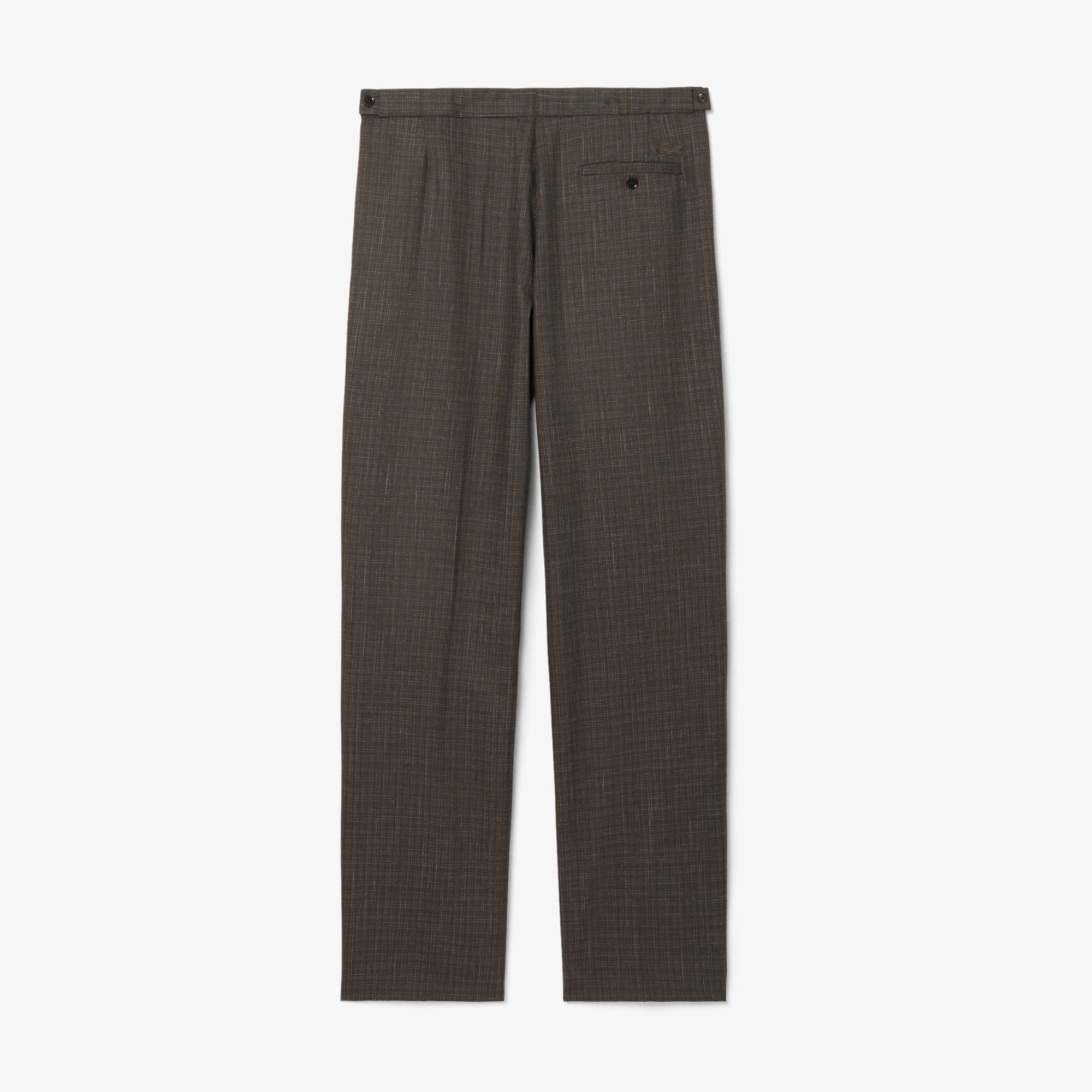 Runway Straight Fit Tailored Wool Pants