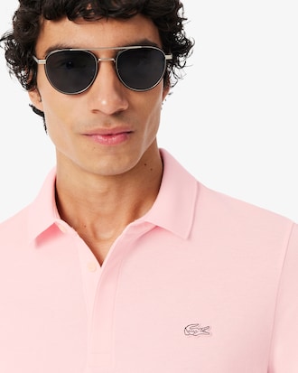 Men's Regular Fit Paris Stretch Piqu&eacute; Polo