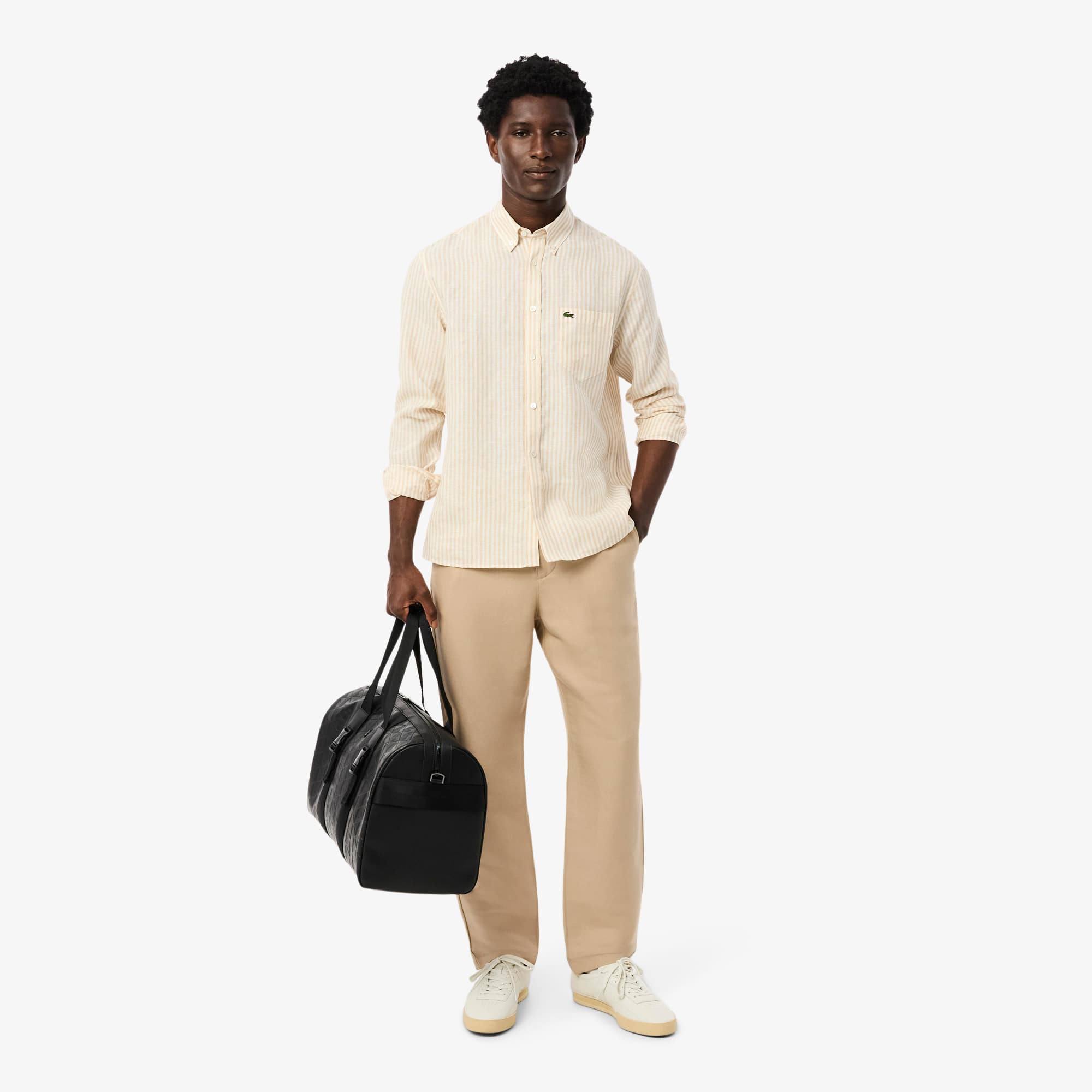 Men's Regular Fit Linen Twill Pants - Pants & Sweatpants - New In