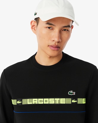 Sudadera de tenis con banda de marca