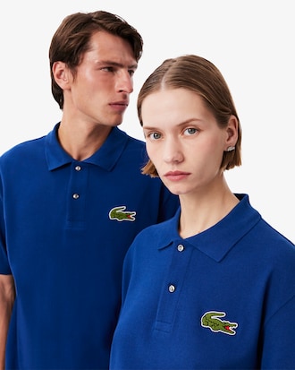 Unisex Loose Fit L.12.12 Piqué Badge Polo