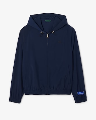 Men's Wool Blend Flannel Hooded Jacket