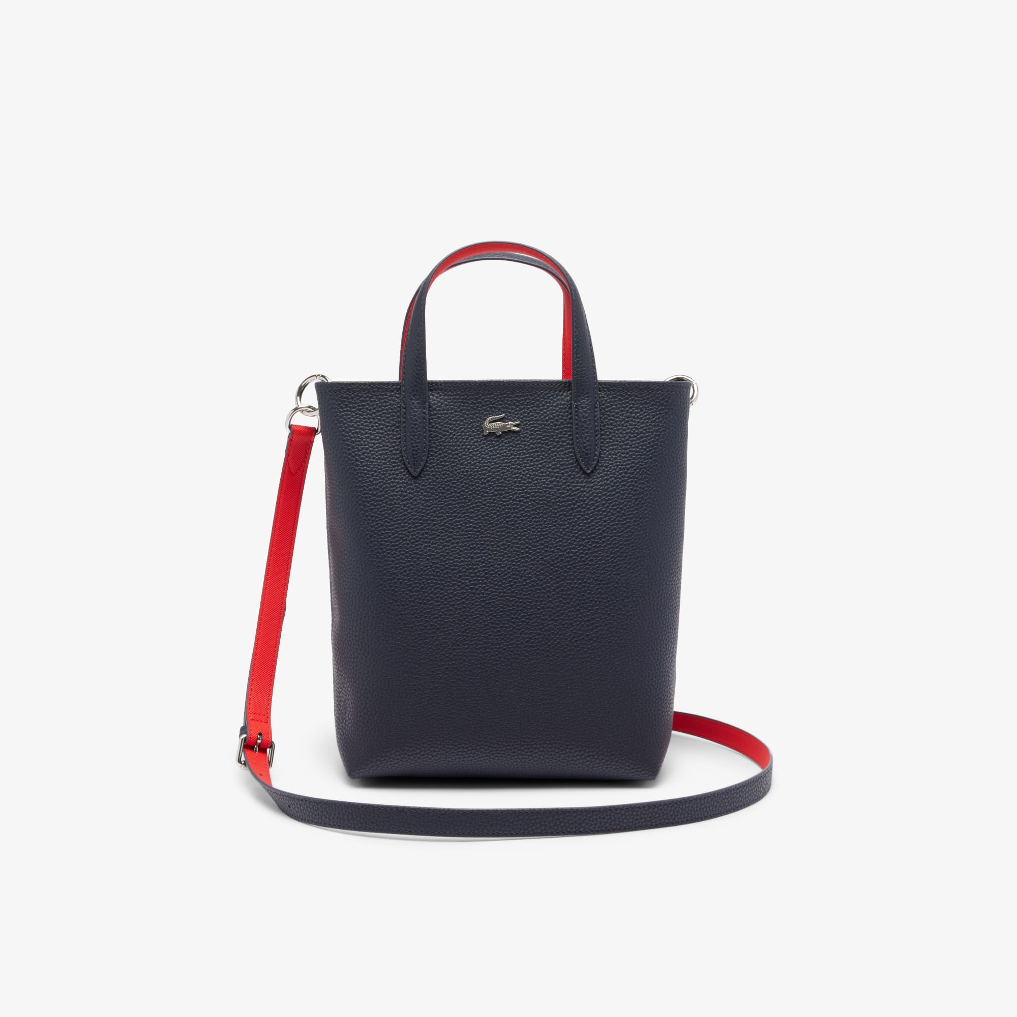 Lacoste Bolsa Tote Vertical Reversible Anna Azul