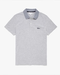 Men's Contrast Neck Cotton Polo