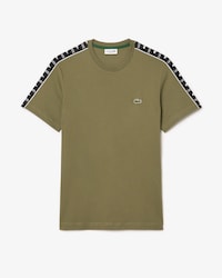 Men's Logo Stripe Cotton T-Shirt