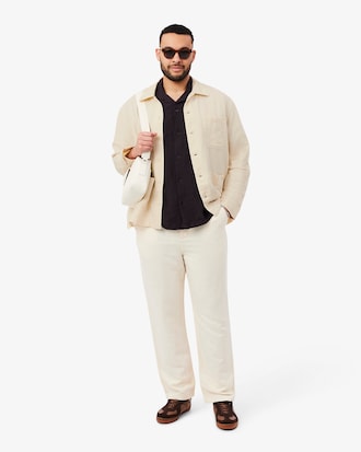 Linen Blend Overshirt