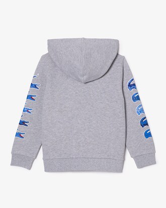 Kids' Contrast Crocodile Hoodie