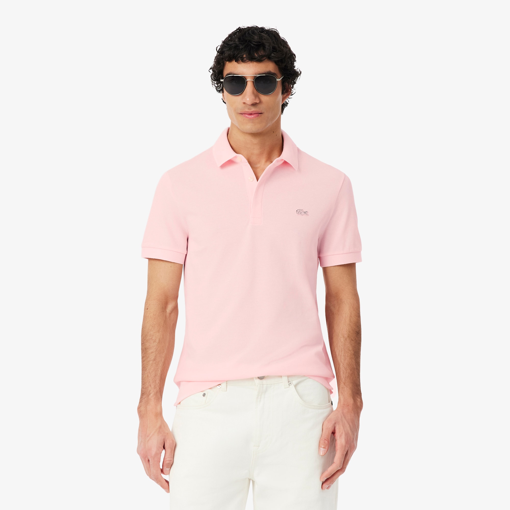 Lacoste Mens Regular Fit Paris Stretch Piqu&Atilde; Polo