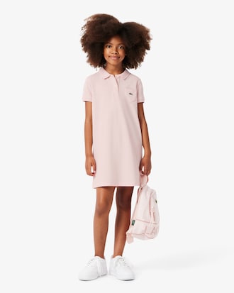 Girls' Piqué Polo Dress