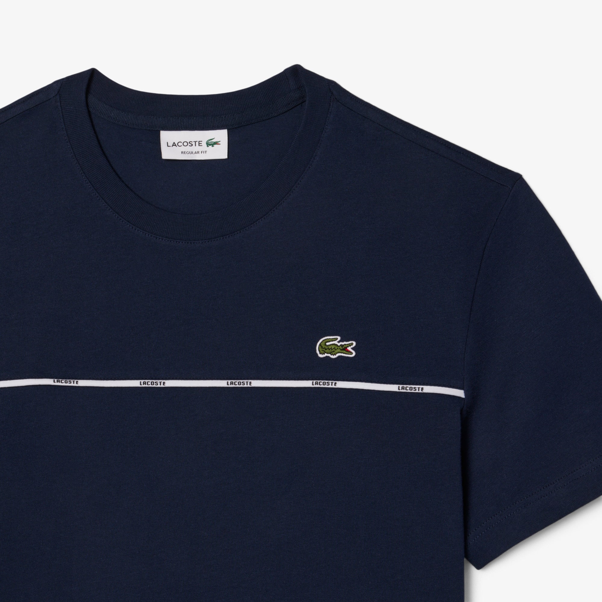 Men's Logo Trim Cotton Jersey T-Shirt - T-shirts - New In 2026