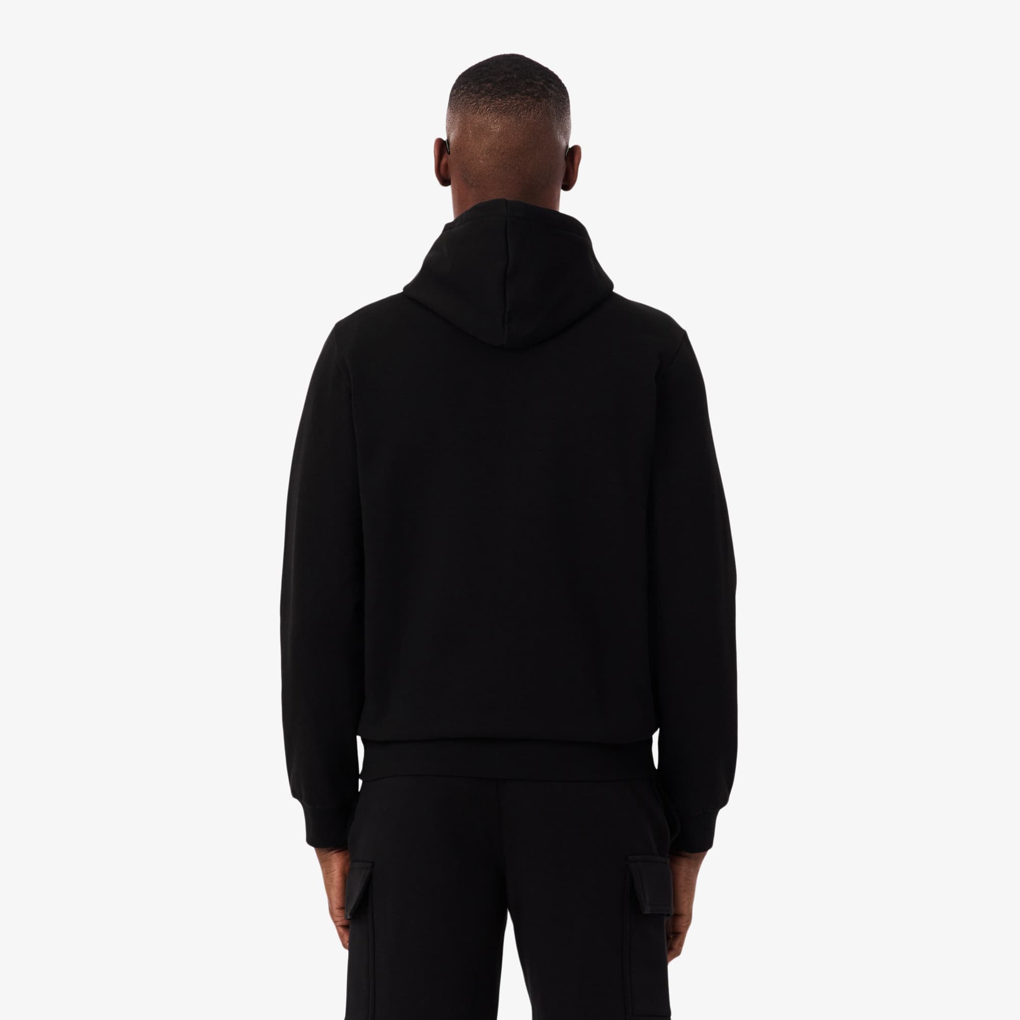 Organic Cotton Kangaroo Pocket Hoodie | Lacoste US | Men's Collection