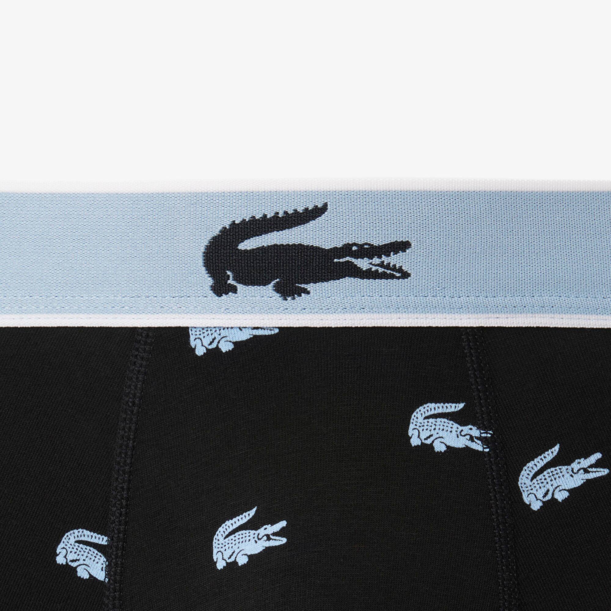 Men's 3-Pack Crocodile Print Trunks - Underwear & Loungewear - New