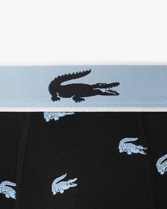 Men's 3-Pack Crocodile Print Trunks