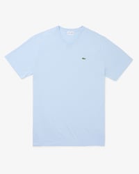 Men&rsquo;s Tall Fit Ribbed V-Neck Cotton T-Shirt