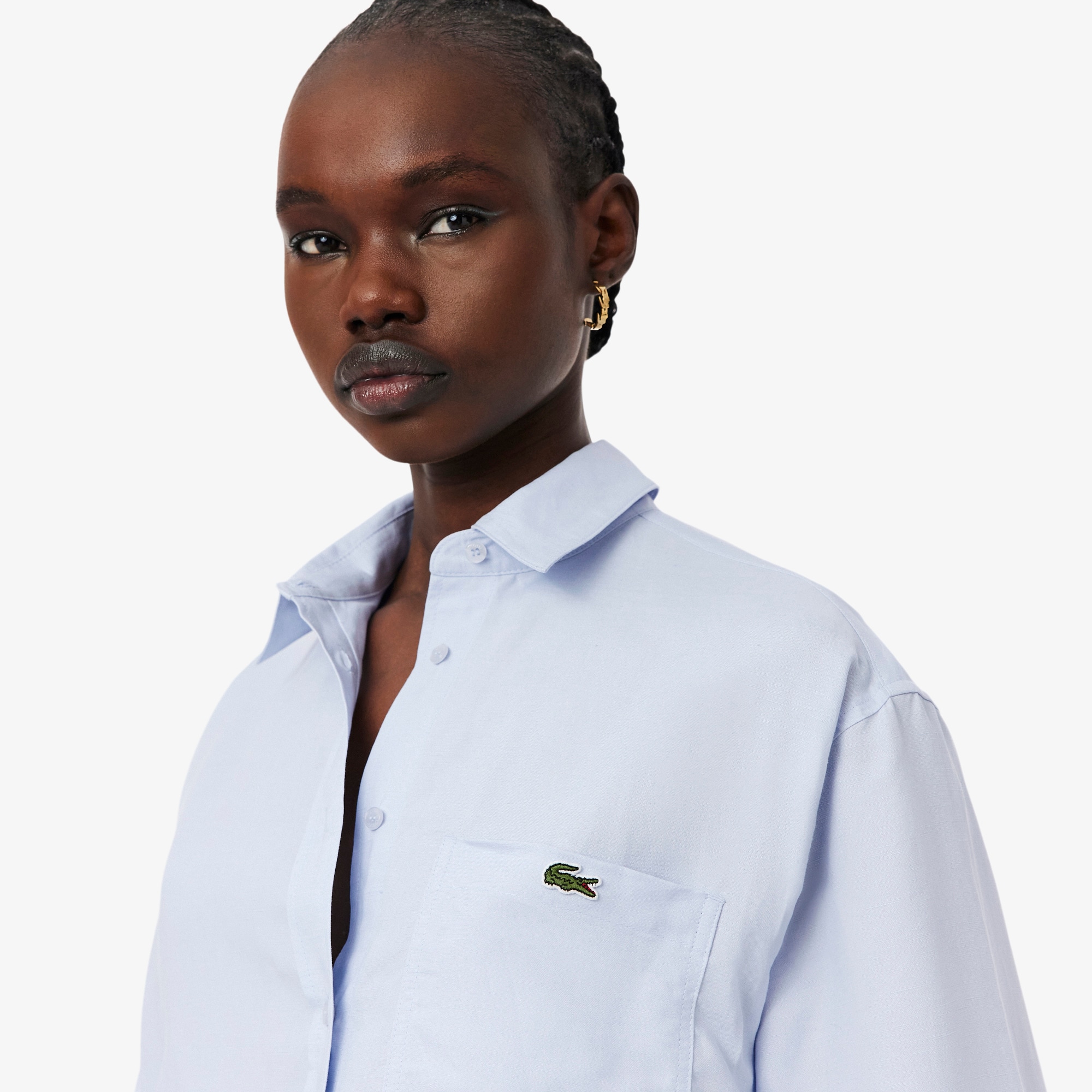 Oversized Linen Blend Shirt