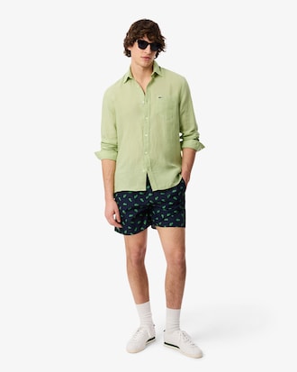 Men's Regular Fit Linen Shirt