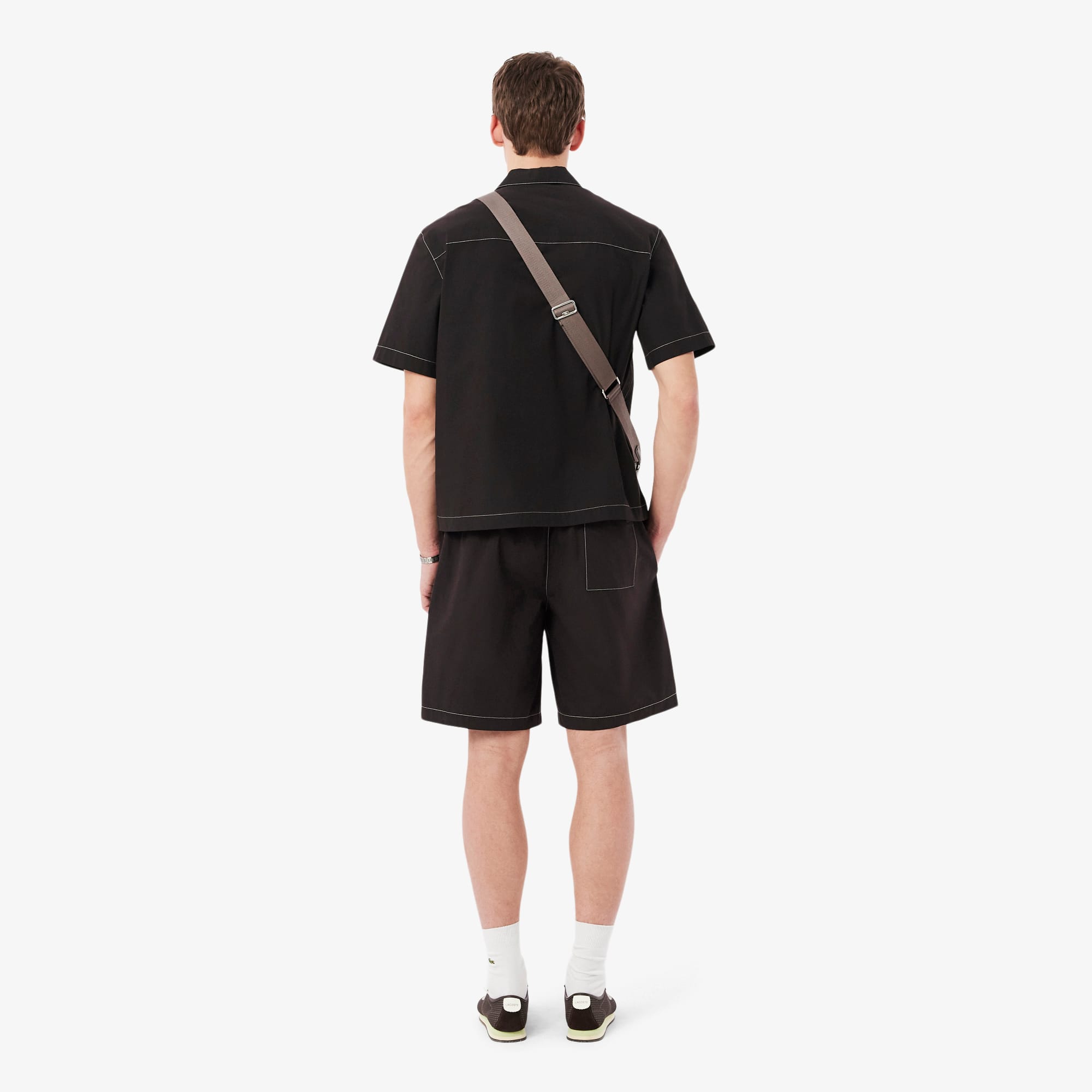 Relaxed Fit Poplin Shorts