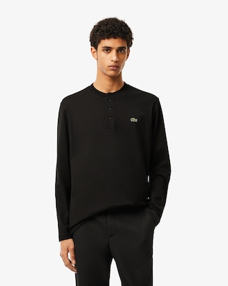 Men's Long Sleeve Henley