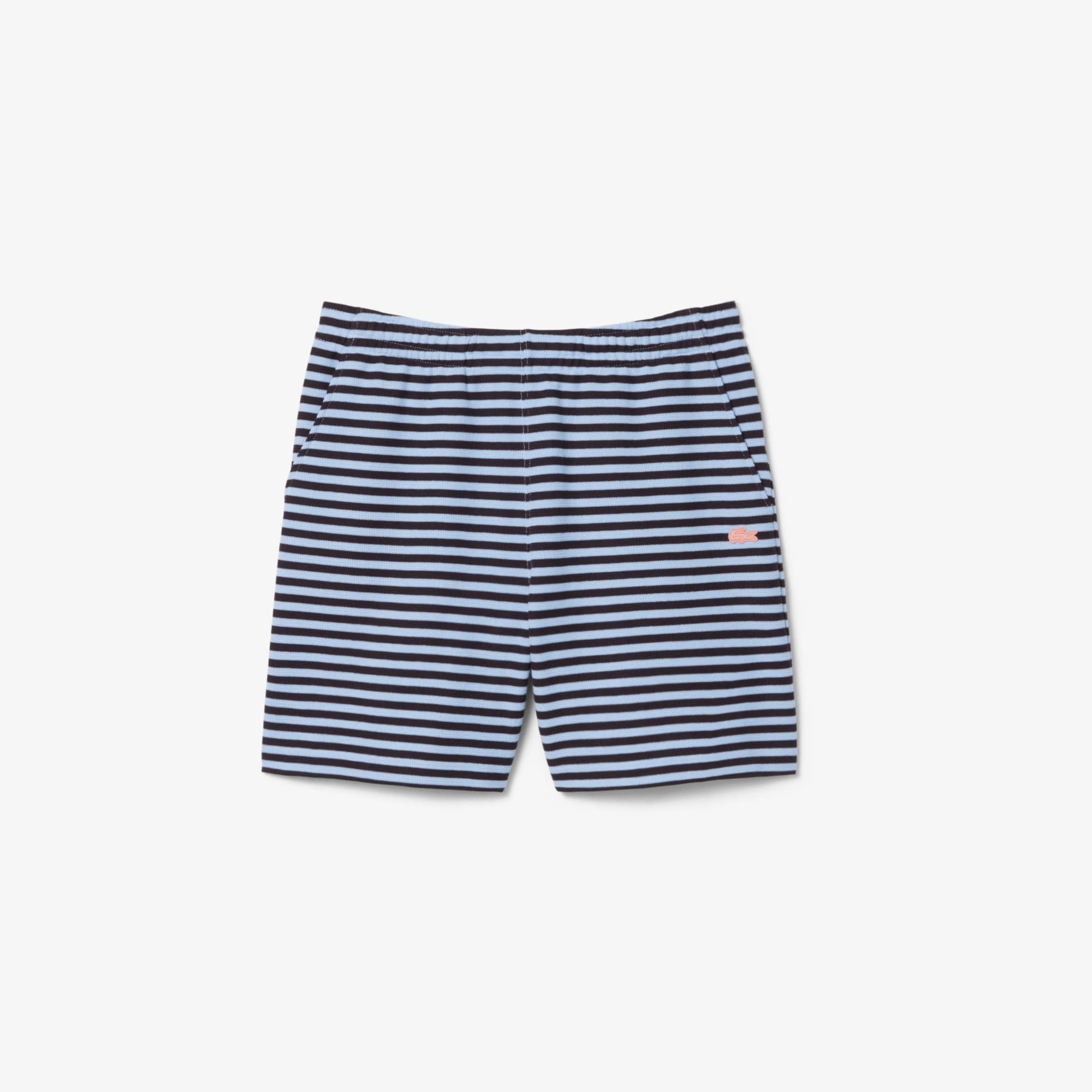 Regular Fit Striped Cotton Shorts