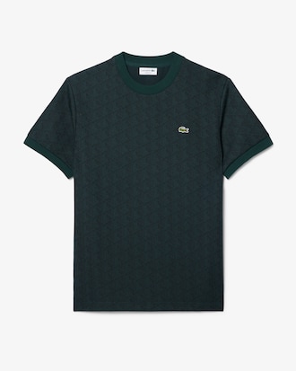 T-shirt jacquard monogramme
