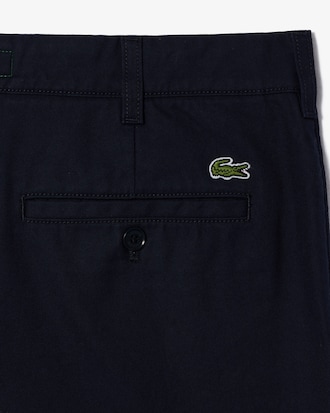 Men's Straight Fit Cotton Twill Shorts