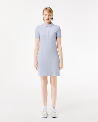 Women's Slim Fit Stretch Mini Piqué Polo Dress