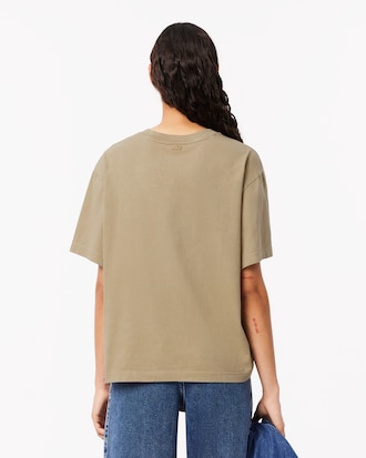 Playera oversize de algodón con efecto lavado