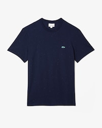 Men's Regular Fit Speckled Print Cotton Jersey T-Shirt