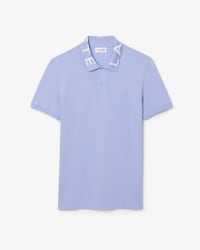 Polo Slim Fit con Detalle de Letras en Cuello para Hombre