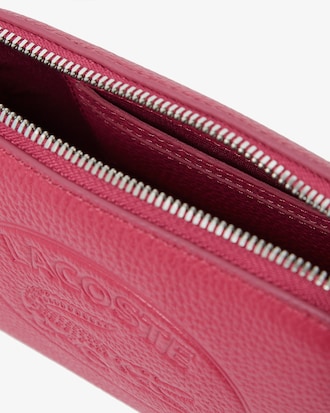 Croco Crew Grained Leather Mini Crossbody