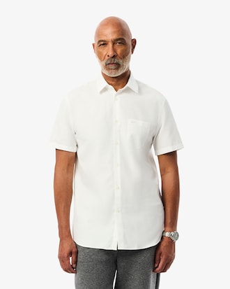 Men's Regular Fit Short Sleeve Cotton Shirt