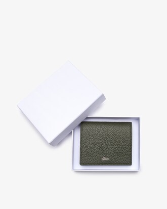 Soft Matte Small Grained Leather Foldable Wallet