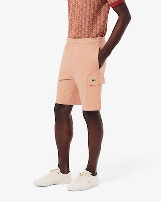 Men's Cotton Fleece Cargo Shorts