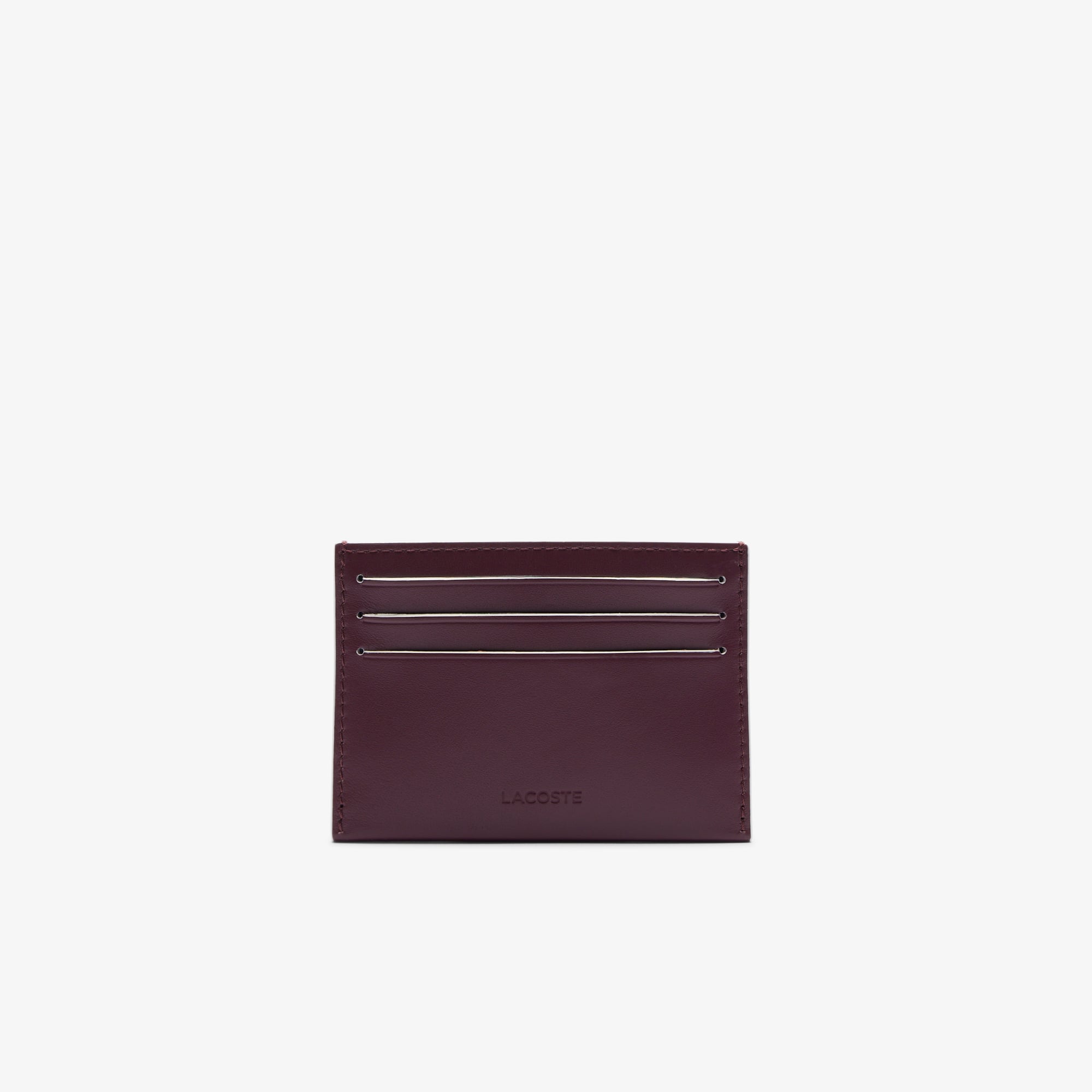 LACOSTE カードケース LACOSTE コインケース シュリンクカウレザー スマートカード